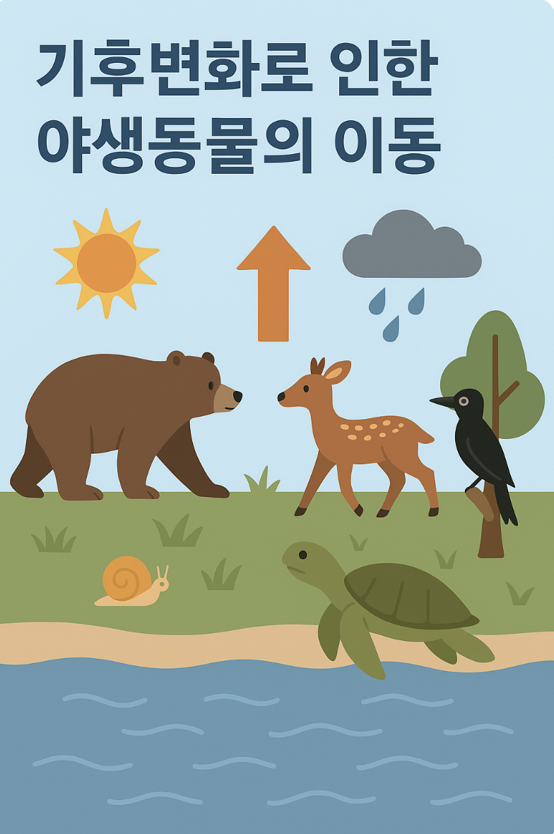 기후변화로 인한 야생동물 이동: 생존을 위한 대이동