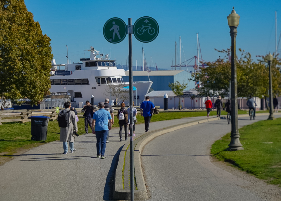 밴쿠버 스탠리 공원 자전거 도로
