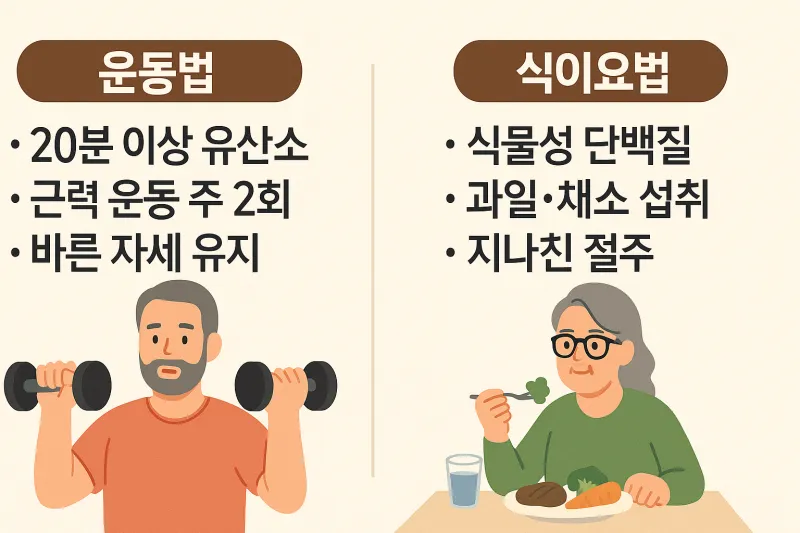중년 남성 갱년기 극복 운동