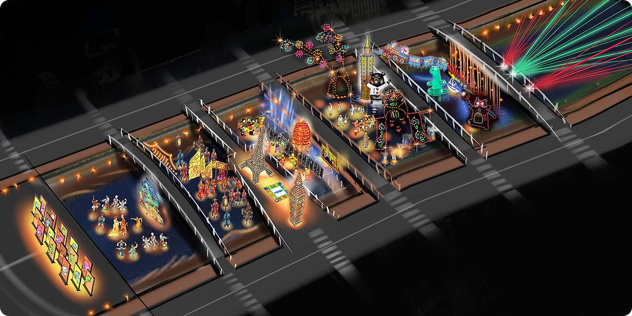 서울 빛초롱축제 구역별 소개