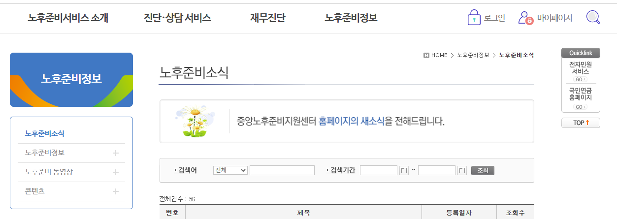 국민연금공단 중앙노후준비센터