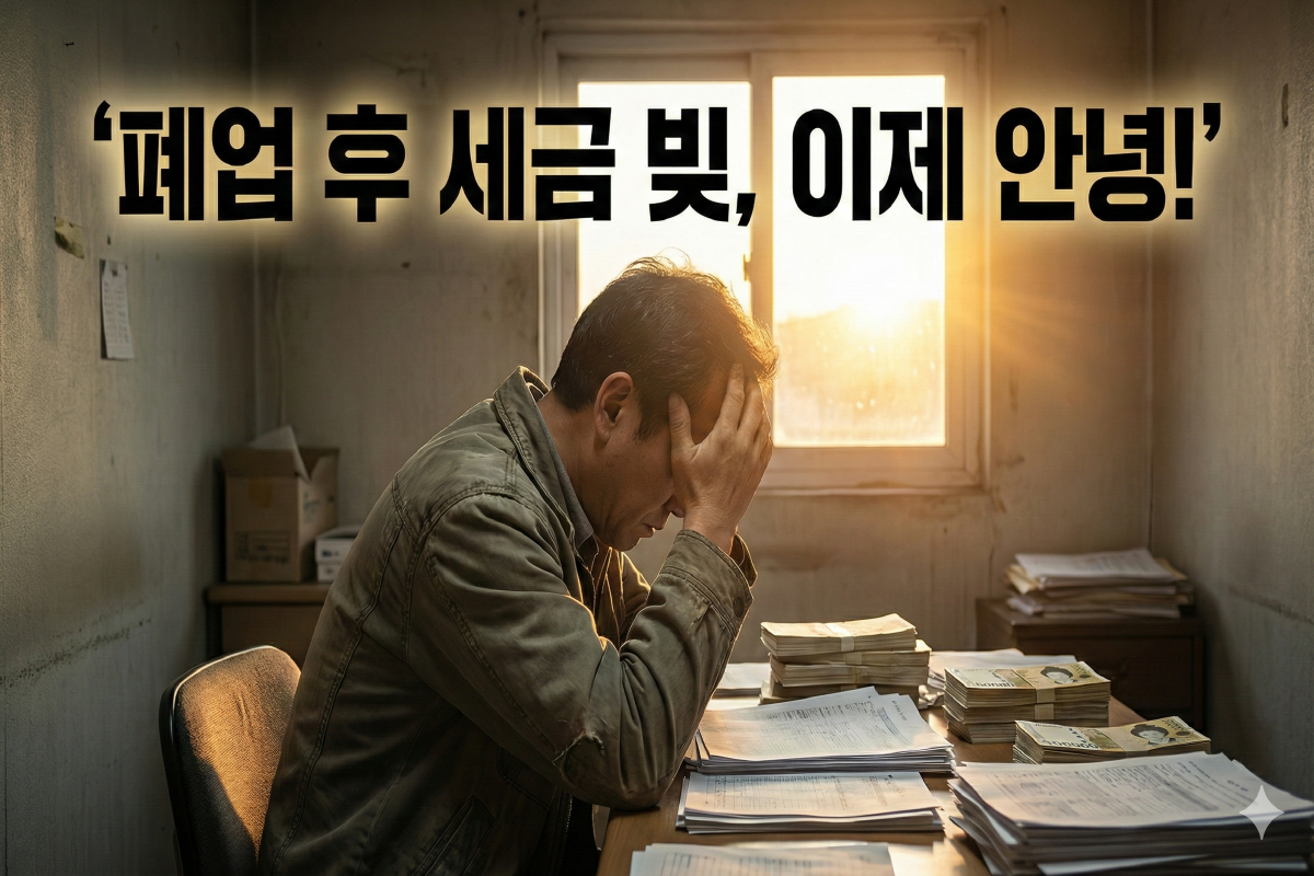 폐업 소상공인 재기 지원 신청 방법 3가지 (세금 체납 걱정 끝)