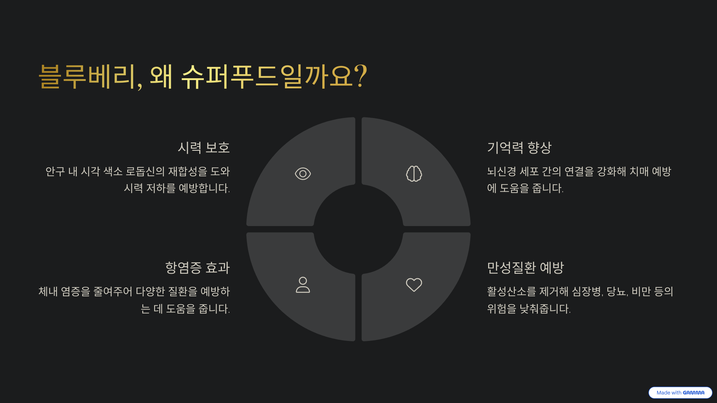 블루베리 효능 