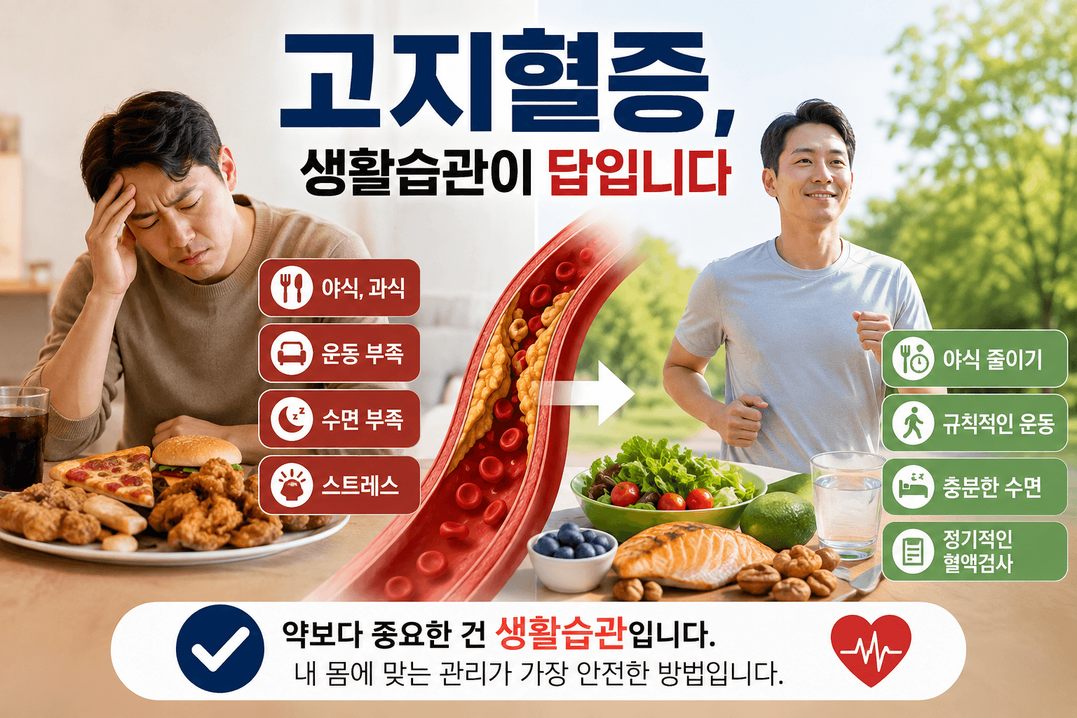 약 없이 콜레스테롤 낮추는 방법