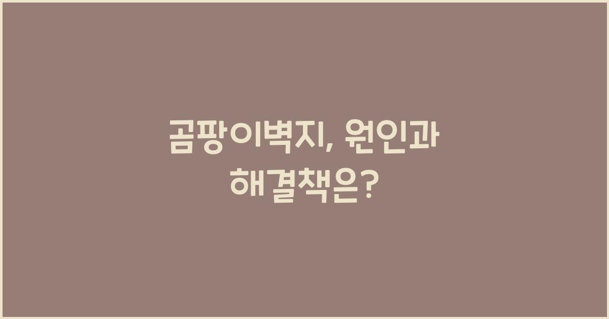 곰팡이벽지