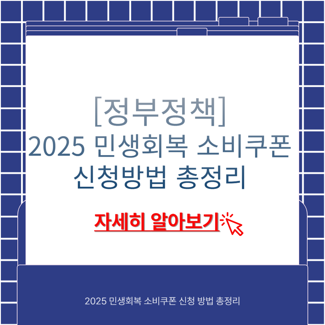 민생회복 소비쿠폰