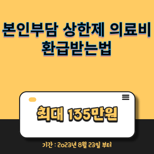 본인부담 환급받는법