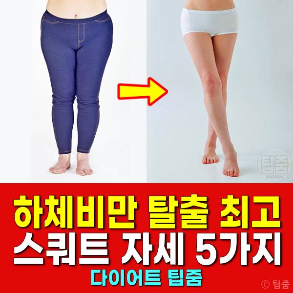 하체비만 탈출 다이어트 스쿼트