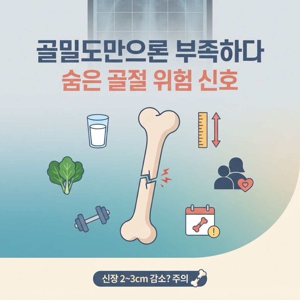 골다공증 아니라는데 뼈가 '뚝'&hellip;골밀도만 봐선 놓치는 골절 위험