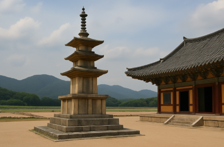 경주 황룡사 터에서 바라본 한국 불교미술의 공간성