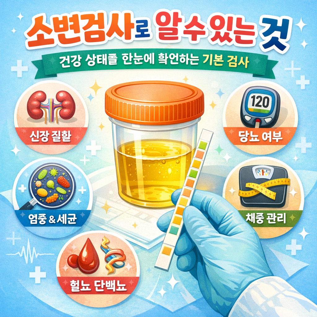 소변검사로 알 수 있는 것