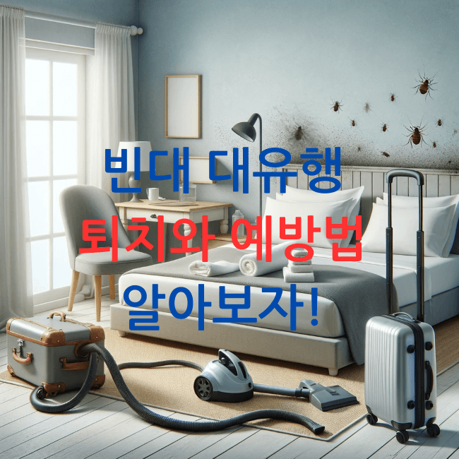 빈대 대유행 중 퇴치와 예방법을 알아보자