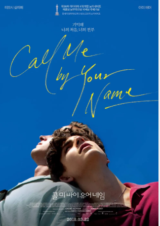 9. 콜 미 바이 유어 네임 (Call Me by Your Name, 2017)