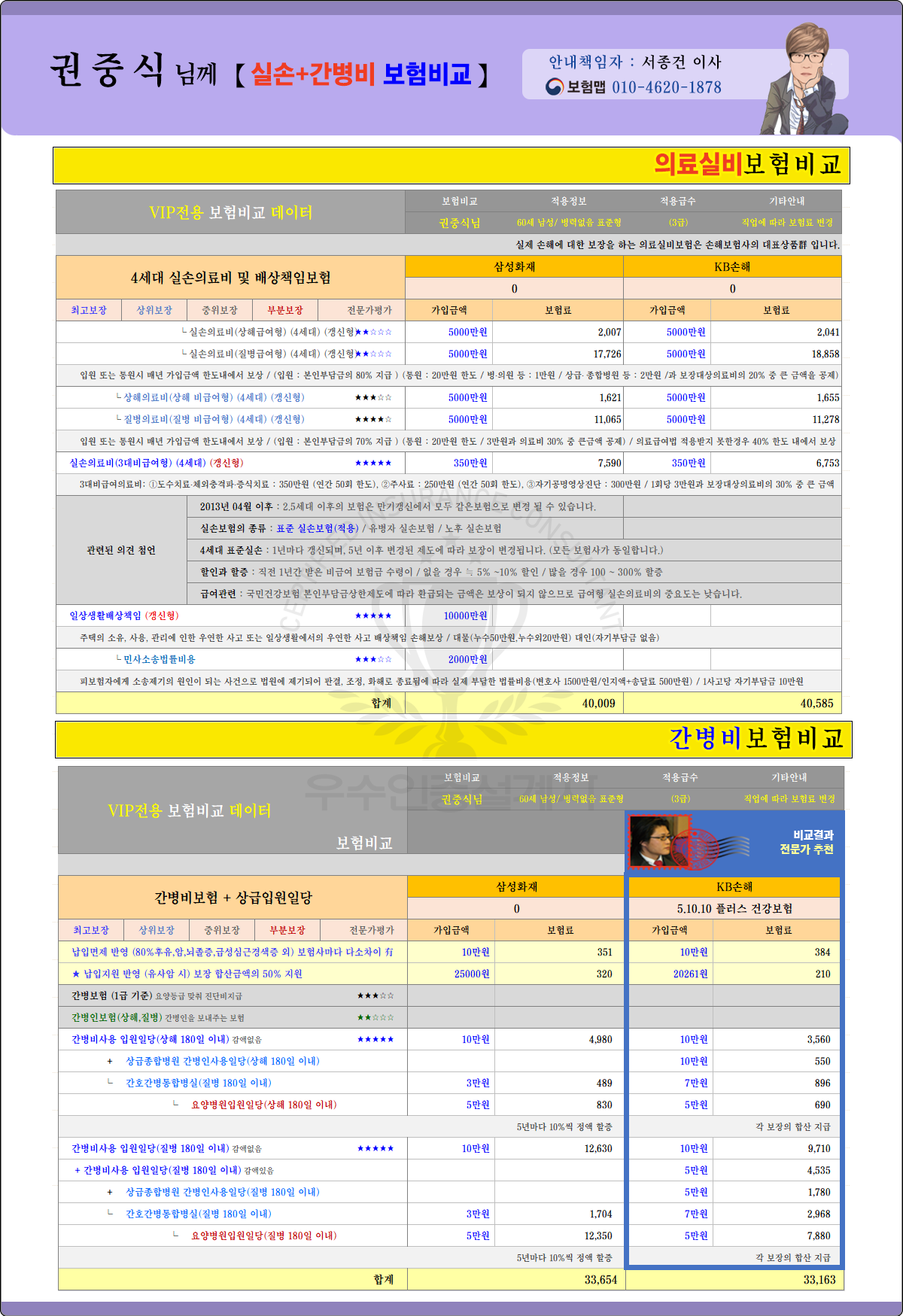(권중식님)보험비교