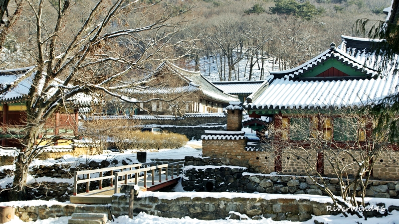 송광사 설경(松廣寺 雪景)