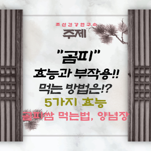 곰피 효능 5가지 부작용, 먹는법, 곰피미역, 쇠미역