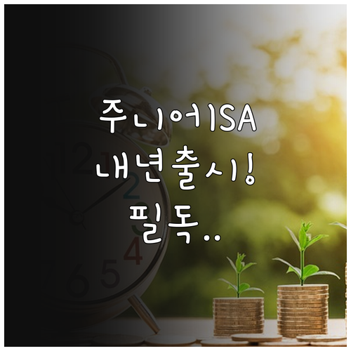 2025년 주니어 ISA 도입 전망 ..