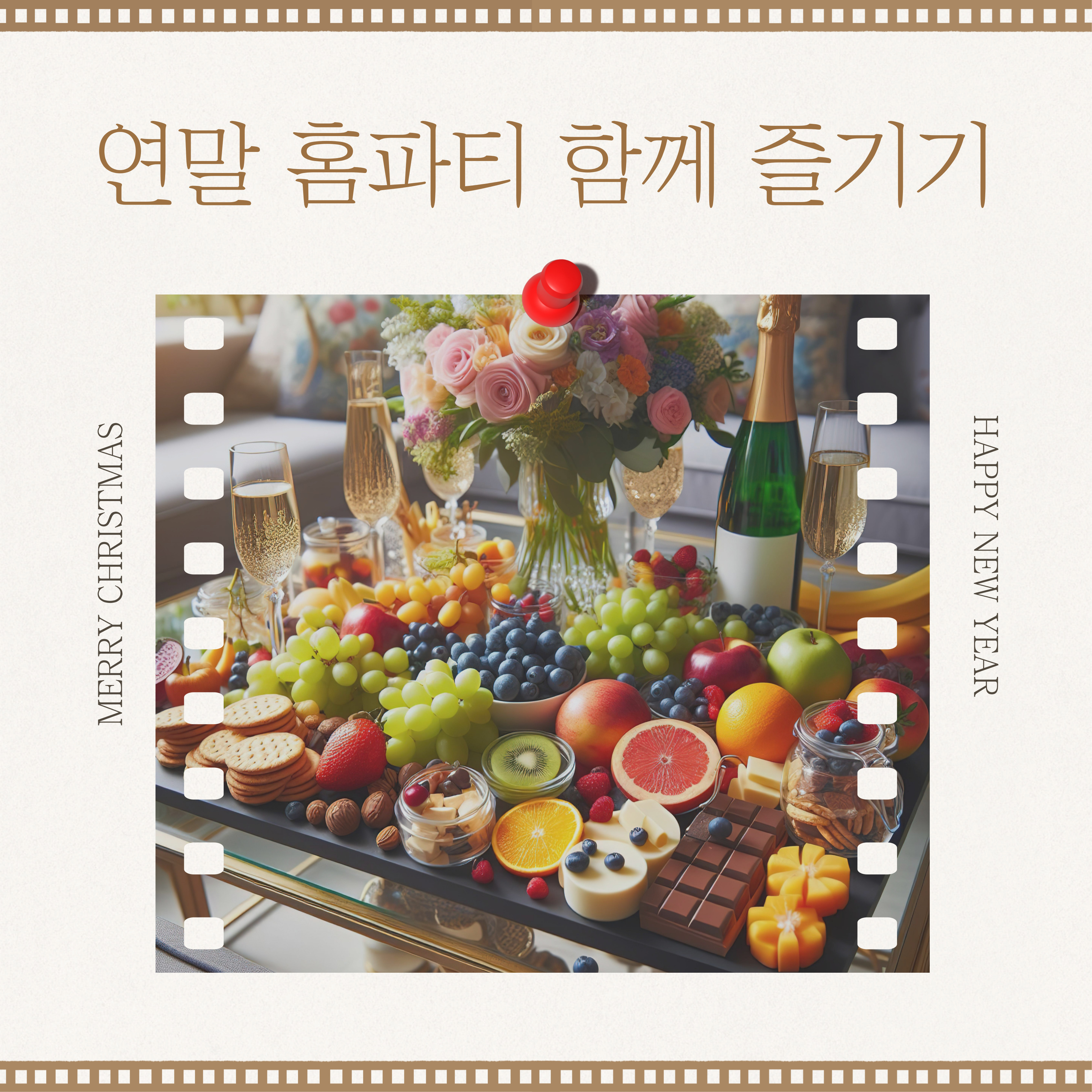 연말 홈파티 함께 즐기기