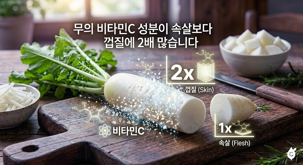 당근부터 무까지, 절대 깎지 말아야 할 채소 5가지