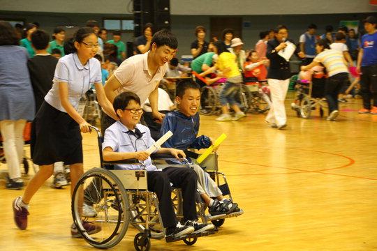 특수학교 체육과 장애인 스포츠 연계 관련 이미지