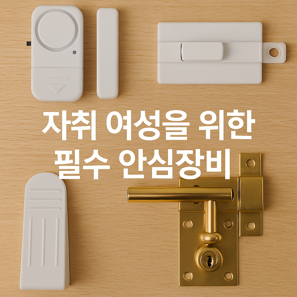 자취 여성 필수장비, 어떤 안심장비