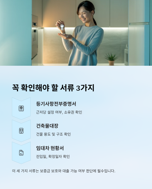 꼭 확인해야 할 서류