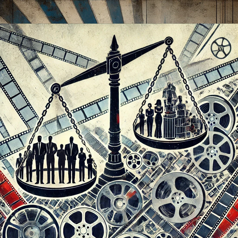 영화 성비 불균형 관련 일러스트 사진