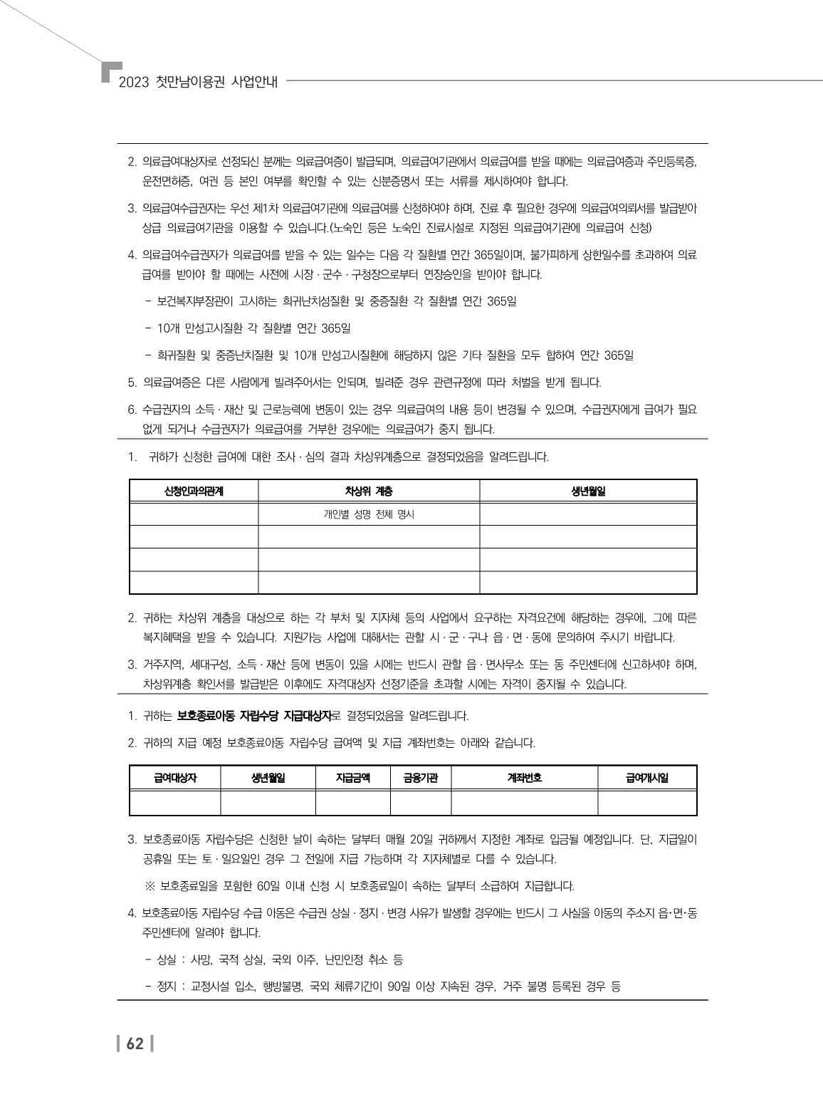 첫만남바우처 사용처와 사용방법