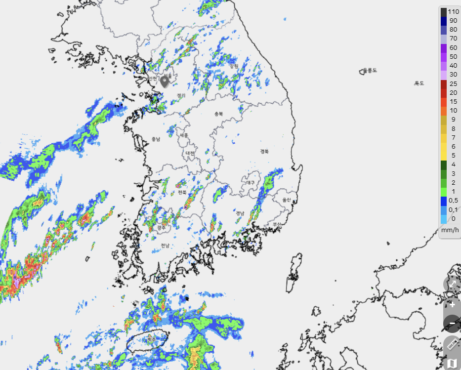 날씨, 장마, 특보, 강우량, 장마비
