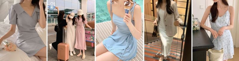 Wrap one-piece dress