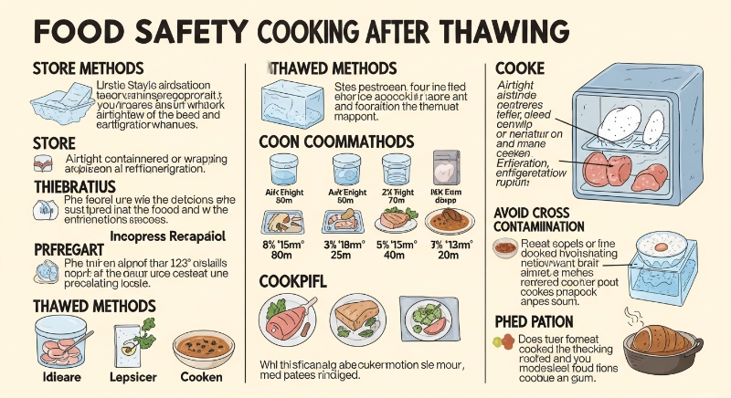 완전 해동 후 조리