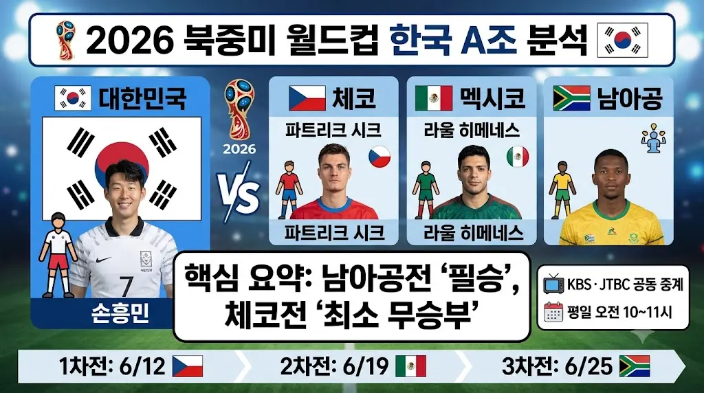 북중미 월드컵 체코전 필승 전략 이미지