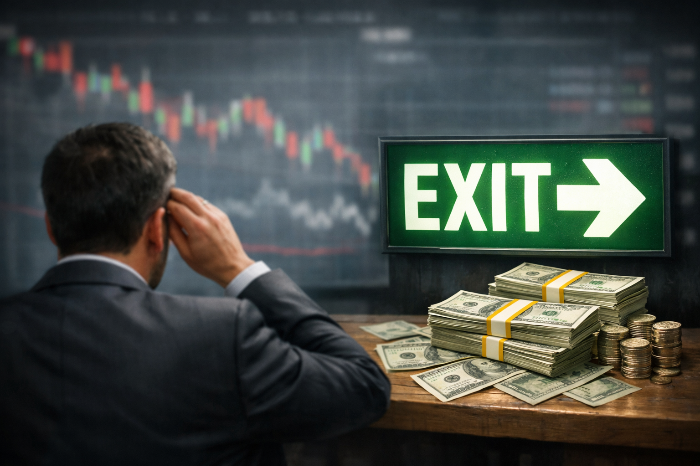 수익률보다 투자 회수 가능성을 먼저 판단하는 투자자 이미지.