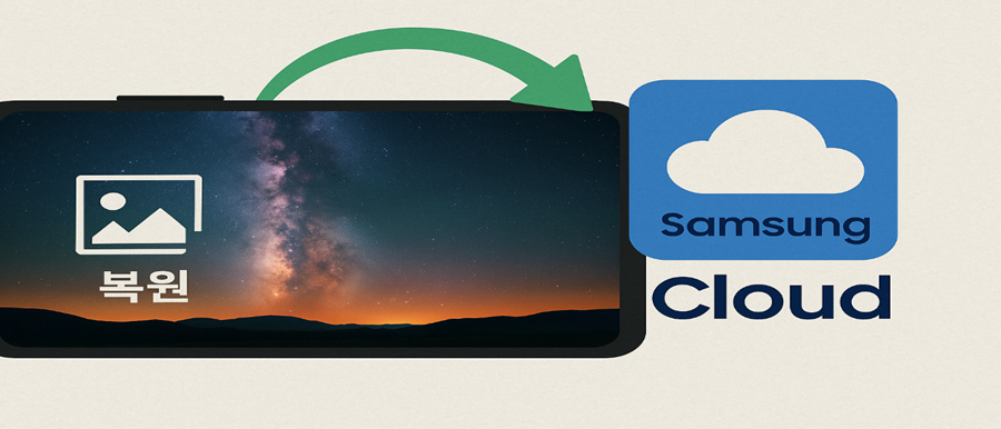 [삼성 클라우드]에서 복원 (구형 모델)