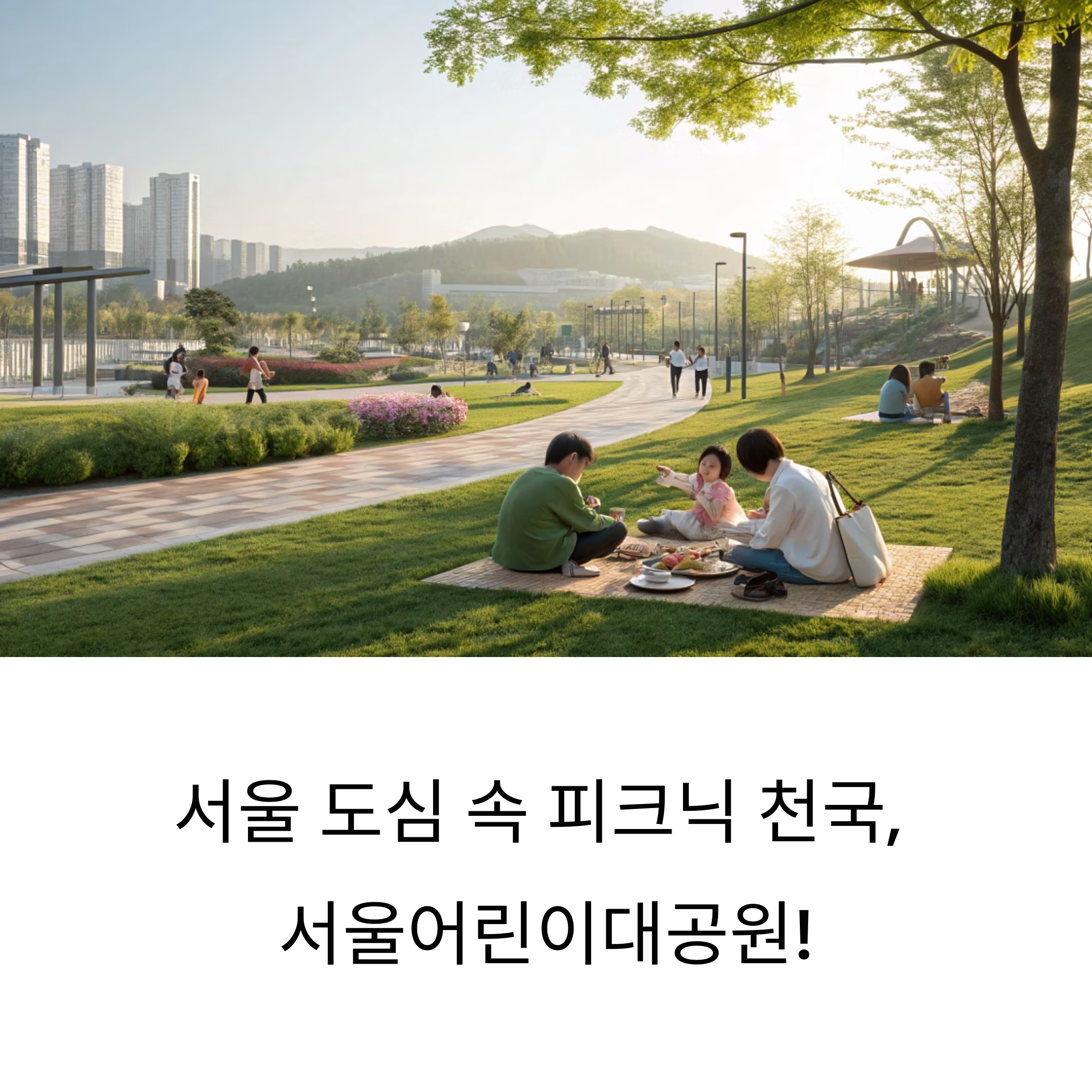 서울 피크닉 감성 끝판왕, &lsquo;서울어린이대공원&rsquo; 하루 코스로 충분해요!