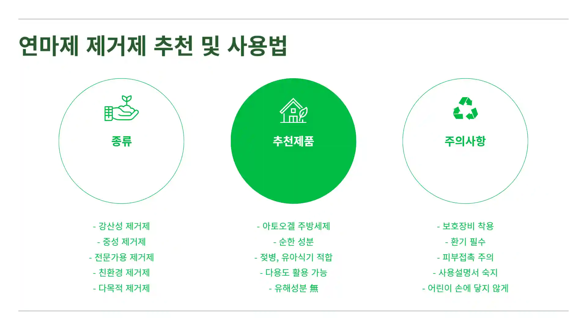 스텐 연마제 제거 방법