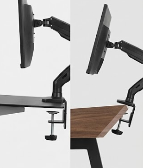 상판 두께가 너무 얇거나 뒤쪽이 경사진 디자인