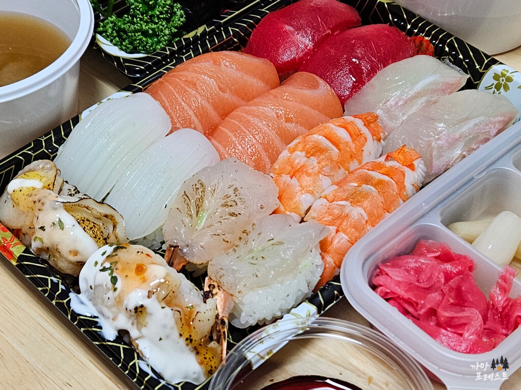 김영화 스시 봉담 세트 메뉴