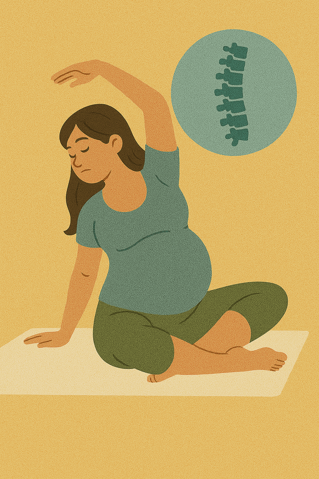 임산부 허리 스트레칭 관련 이미지