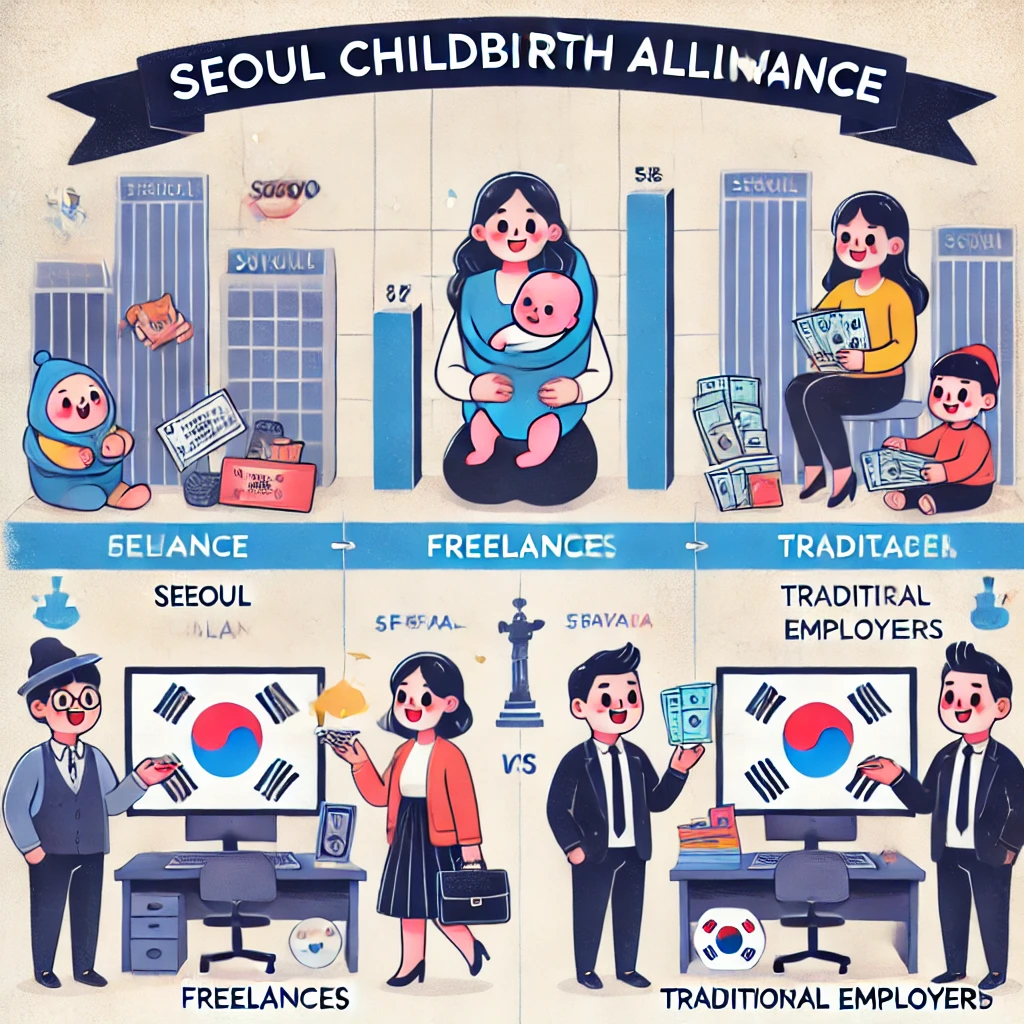 서울시 1인 자영업자 프리랜서 출산휴가 급여 신청