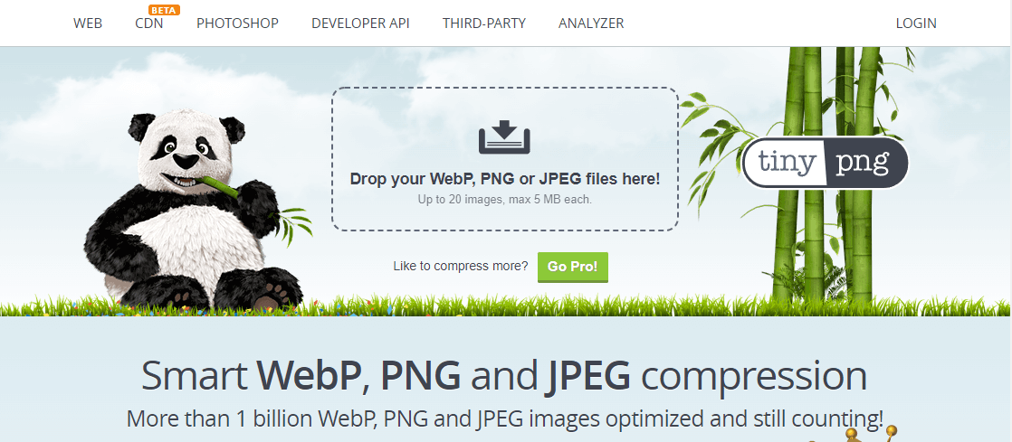 TinyPNG 화면캡처