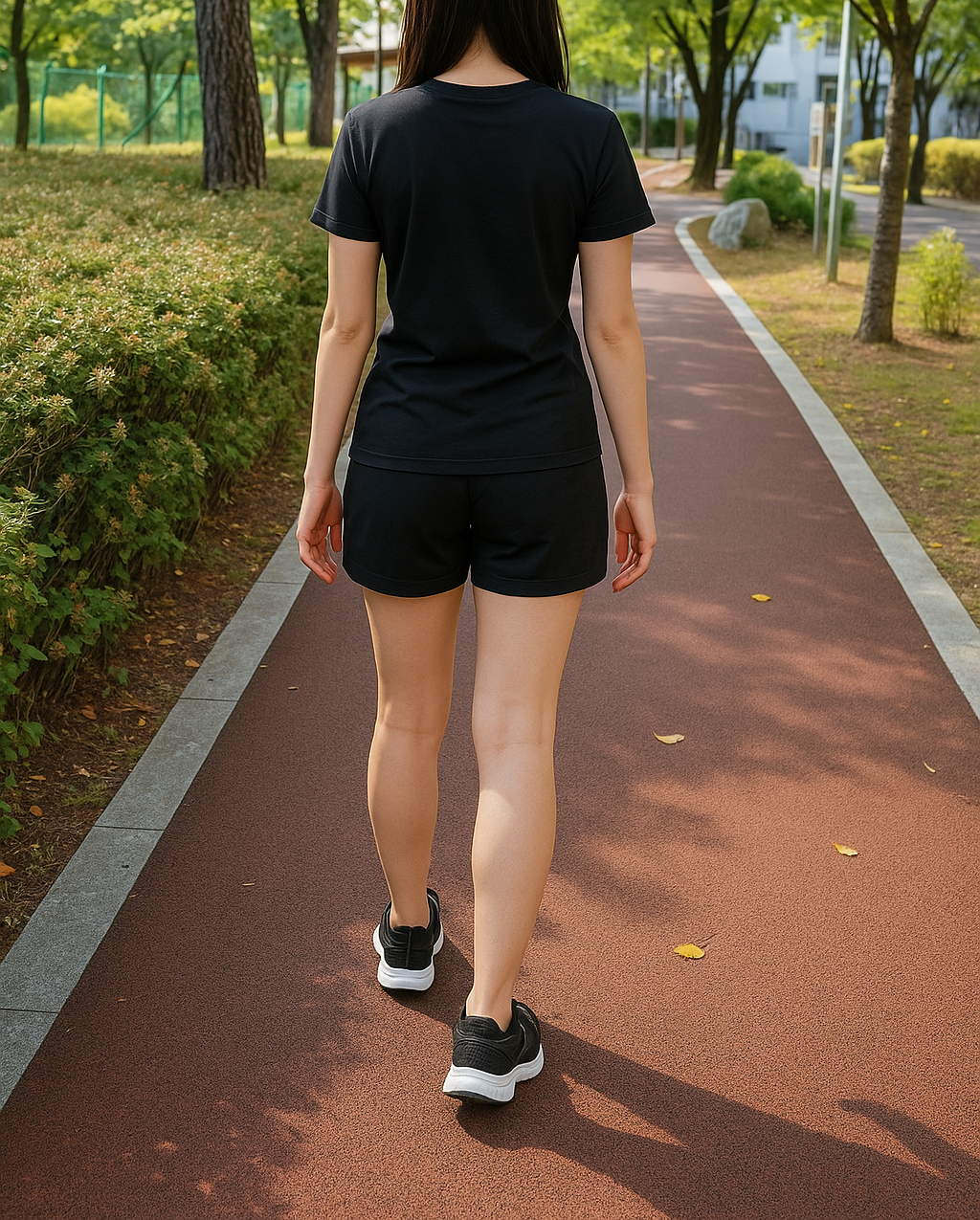 팔을 늘어뜨리고 걷기