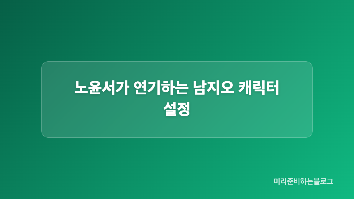 이채민이 맡은 차결 캐릭터와 타임루프 설정