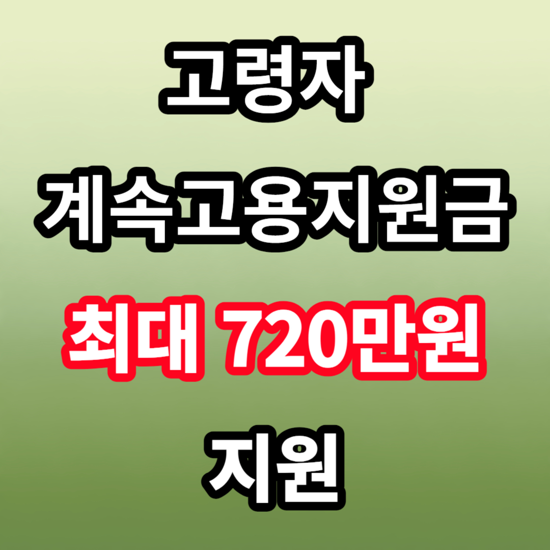 2023년 고령자 계속고용장려금