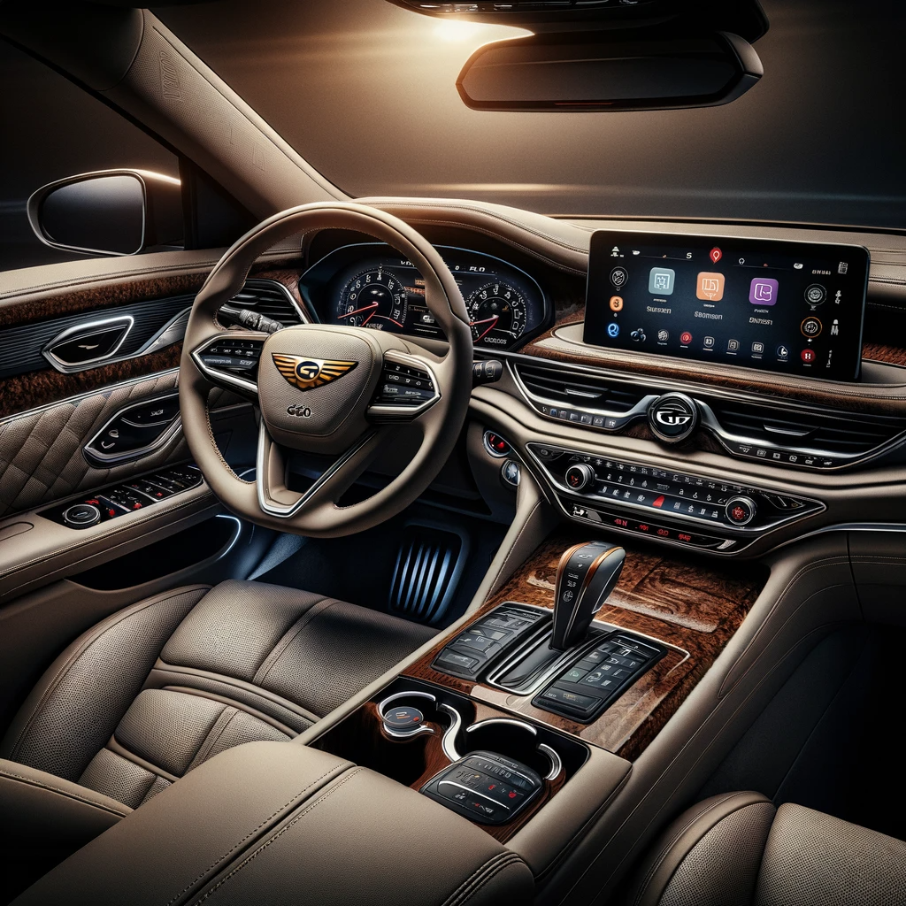 현대 제네시스 G80 페이스리프트를 바탕으로한 디자인