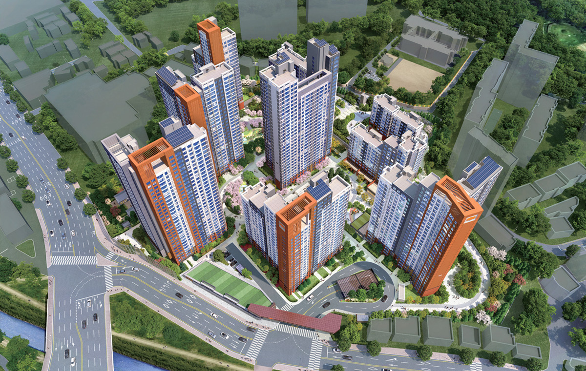 e편한세상 용인역 플랫폼시티-전경