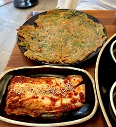 파전-김치