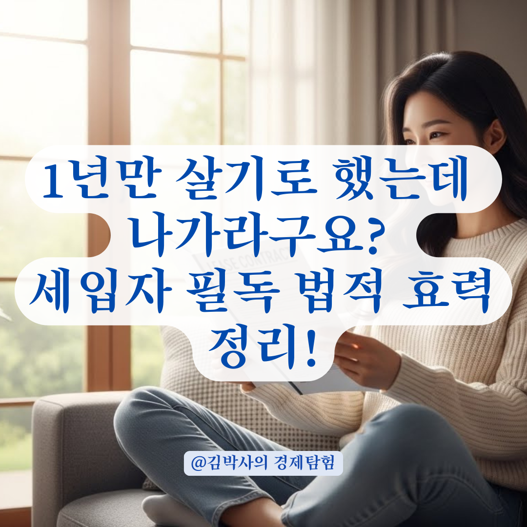 2년 미만 단기 재계약 시 세입자가 반드시 알아야 할 법적 효력 알아보기!