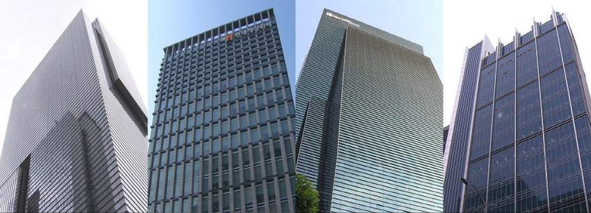 삼성화재, 현대해상, DB손해보험, KB손해보험 본사.