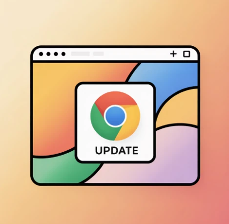 크롬 업데이트 및 버전 관리 예시 이미지